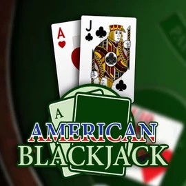 American Blackjack logo – Table Games by Habanero at Spinjoys Casino
