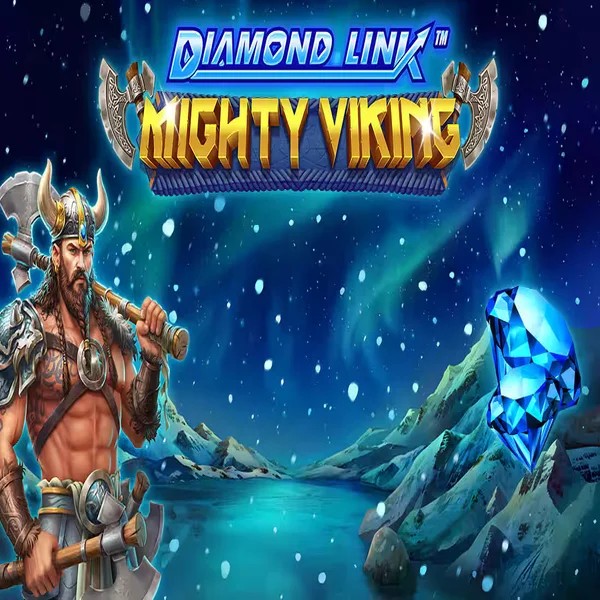 Diamond Link Mighty Viking casino game by Greentube – featured logo at Spinjoys Casino
