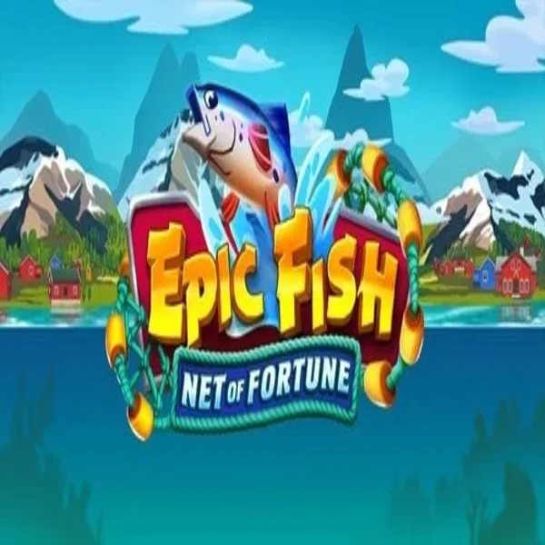 Slots logo of Epic Fish Net of Fortune from Quickspin at Spinjoys Casino